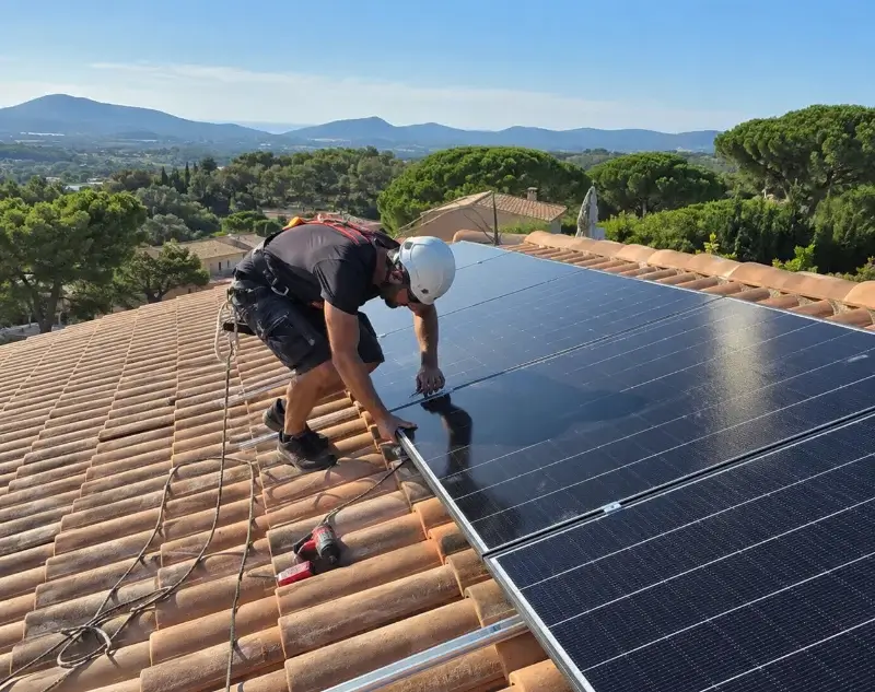 Installateur panneaux solaires Pompignan — pose photovoltaïque sur toiture