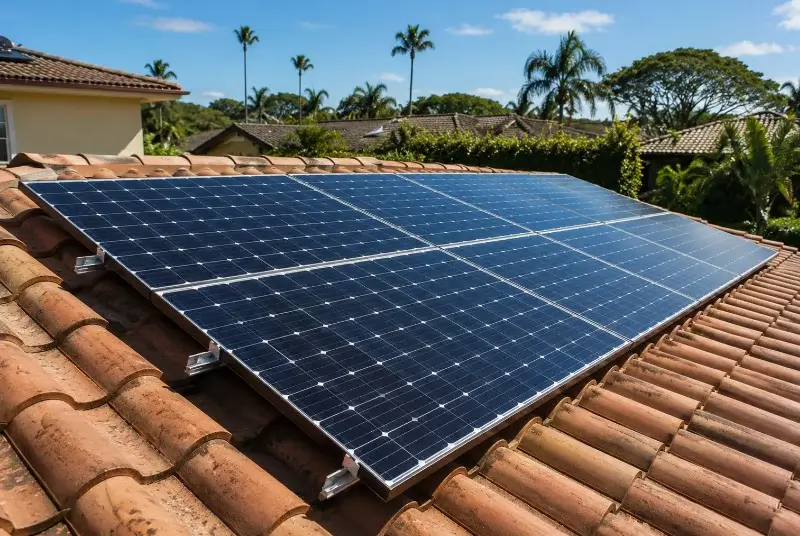Installation de panneaux solaires à Pompignan